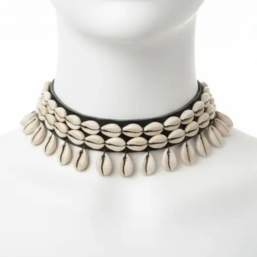 Tribal Bone and Cowry Jewelry
