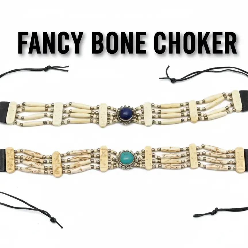 Tribal Bone and Cowry Jewelry